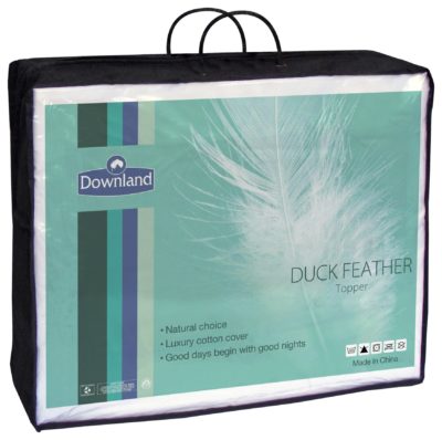 Downland - 5cm Duck Feather - Mattress Topper - Superking